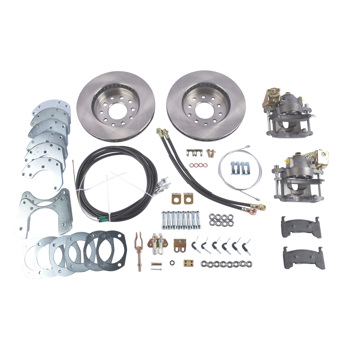 Complete Bolt-On Rear Disc Brake Conversion Kit Replacement for Ford 9 Inch and 8 Inch Axles Housings