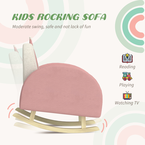 Kids Rocking Chair ( Amazon Shipping)（Prohibited by WalMart）-3
