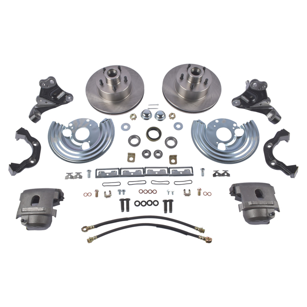Front Disc Brake Conversion Kit Replacement for 1962-1972 B & E Body Replacement for Dodge Replacement for Plymouth DBK6272-4