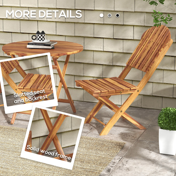 Outdoor dining table and chair package with umbrella-4