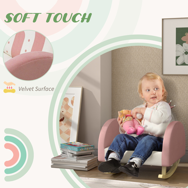 Kids Rocking Chair ( Amazon Shipping)（Prohibited by WalMart）-5
