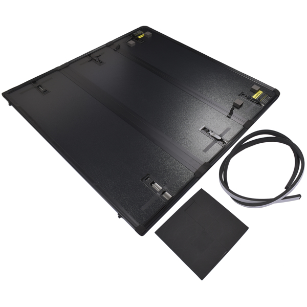 尾箱盖 5.5FT Tri-fold Hard Truck Bed Tonneau Cover for Ford F150 F-150 2009-2014 3-Fold-5