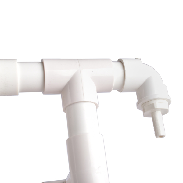 Floor Standing Hydroponics Growing Planting System Kit, Soilless Cultivation PVC Pipes for Gardening and Planting (90 Seed Holes, White)-7