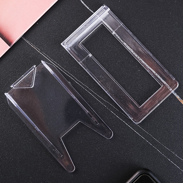 10x Acrylic Plate Stands for Display Plate Holder Transparent-13
