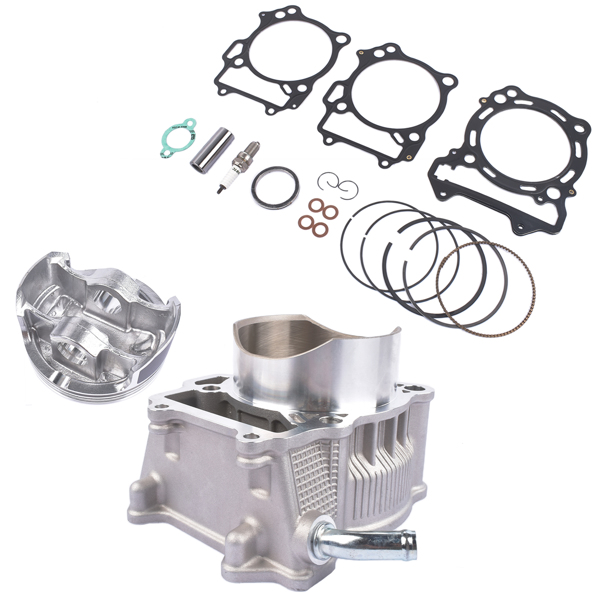 Cylinder Piston Gaskets Top End Rebuild Kit 11241-29F00 Replacement for Suzuki LTZ 400 03-14 11191-13E00 11241-29F00-7