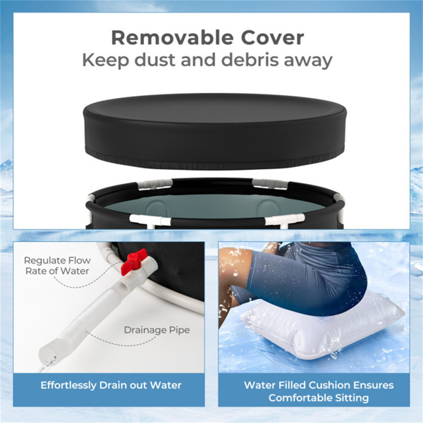 250 L Foldable Ice Bath Tub -7