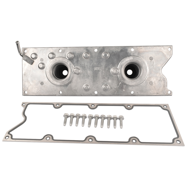Intake Engine Valley Cover with Gasket Fit for Cadillac CTS Chevy Corvette Pontiac GTO 12594779 12577927-5
