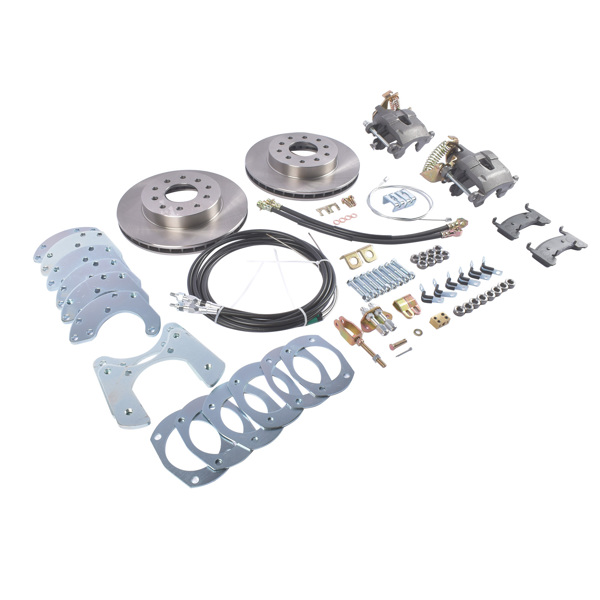 Complete Bolt-On Rear Disc Brake Conversion Kit Replacement for Ford 9 Inch and 8 Inch Axles Housings-4