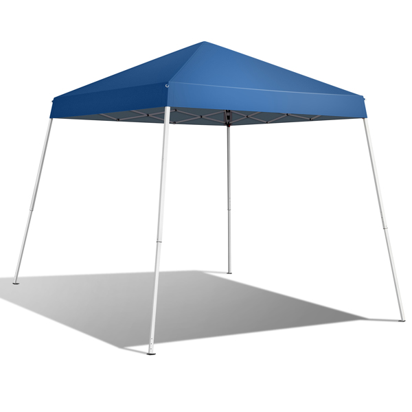 2.4 x 2.4m Portable Home Use Waterproof Folding Tent Blue-2