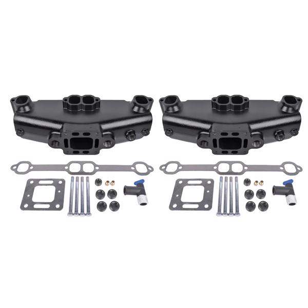 2Pcs Exhaust Manifold 860246Q11 Replacement for Mercruiser Marine MCM/MIE V8 5.0 305 5.7 350 1983-2002-7
