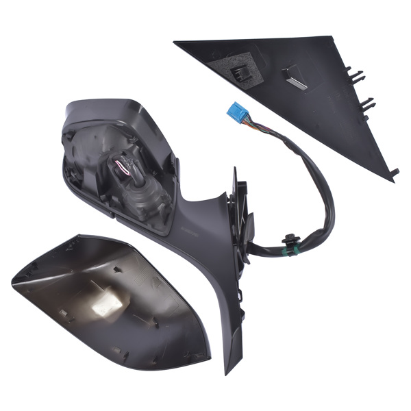 Right Passenger Side Mirror Heated Power Fold Black Fit for Tesla Model 3 M3 2017-2023 ABS Plastic Front Side View 13PIN Memory Recall Power Glass Adjusted 51167177128-2
