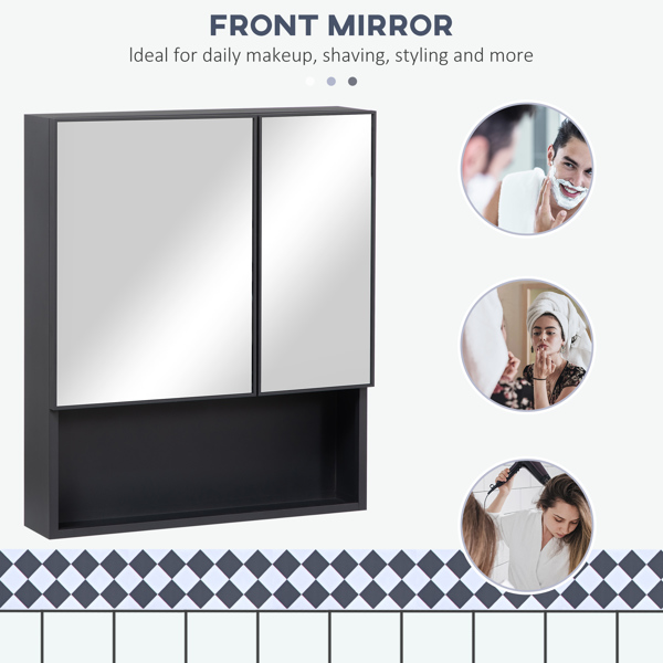 Bathroom Cabinet with Mirror ( Amazon Shipping)（Prohibited by WalMart）-3