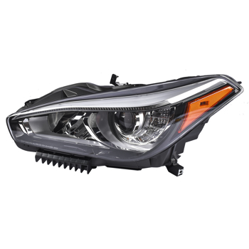 Front Left Driver Side Non AFS Full LED Headlight Assembly Fits for INFINITI Q70 Q70L 3.7L V6 5.6L V8 2015-2019 26060-4AP0A