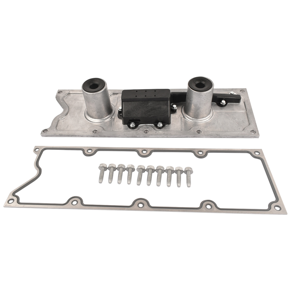Intake Engine Valley Cover with Gasket Fit for Cadillac CTS Chevy Corvette Pontiac GTO 12594779 12577927-2