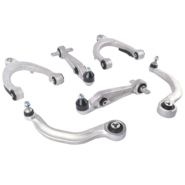 6Pcs Front Upper Lower Control Arms with Ball Joint Kit Fit for Tesla Model 3 BATTERY EV (EV/BEV) 2017-2021 1044321-00-G 1044326-00-G 1044359-00-A-6
