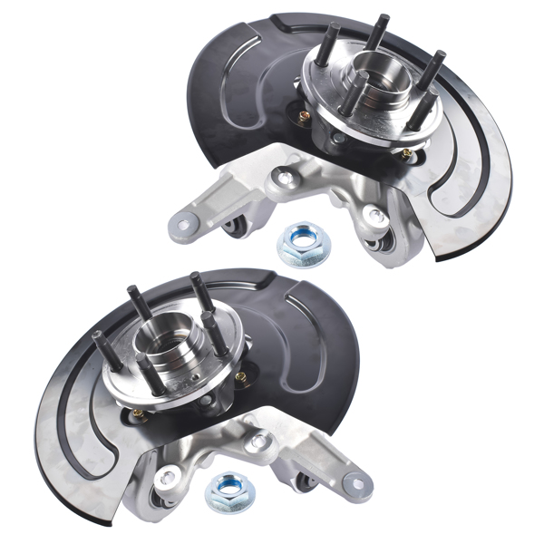 2PCS Steering Knuckle Wheel Bearing Hub Assembly Rear Left & Right Replacement for 2011-2019 Ford Explorer AWD 686-279 686-278-5