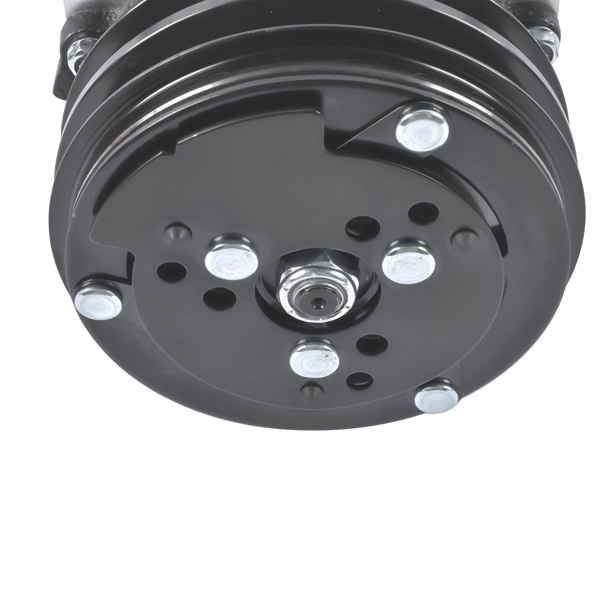 12V Air Condition Compressor w/Clutch Replacement for Sanden 508 2-Groove V-Belt Pulley HC5001C-11