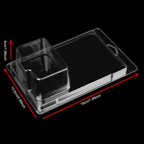 20PCS Clear Protector Cases Model Car Clamshell Cases Display Case Clear-14