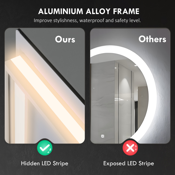 Bathroom Mirror ( Amazon Shipping)（Prohibited by WalMart）-6