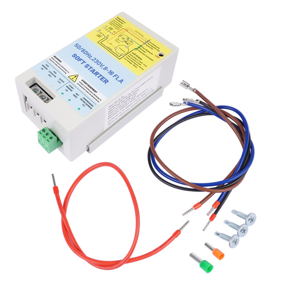 8-16A 08-16A AC Soft Starter Motor Protection Replacement for Utility/Generator Power 230V-8