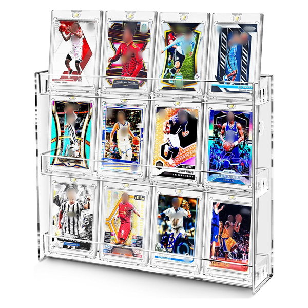 3 Tier Wall Floating Shelf Set DIY Mount Storage Book Acrylic Display Rack-22