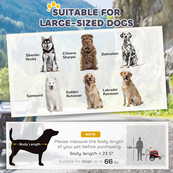 Pet Bicycle Cart( Amazon Shipping)（Prohibited by WalMart）-4