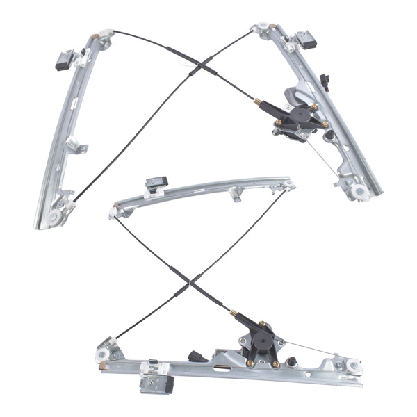 Front Left & Right Window Regulator with Motor Fit for Chevrolet Avalanche Silverado Suburban Tahoe GMC Yukon XL Sierra 1500 Cadillac Escalade 741-644 15077853 741-645 19120847-5