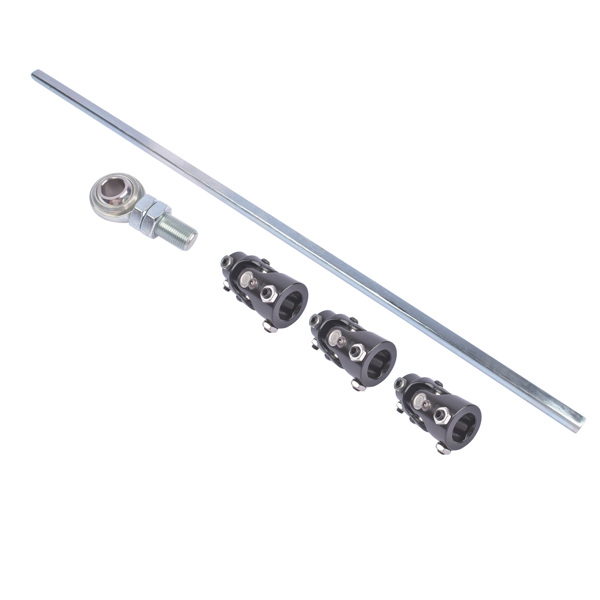 36" Steering Shaft Kit + 3x 3/4DD Black U-Joints & Bearing Heim Joint Fit for GM Universal-5