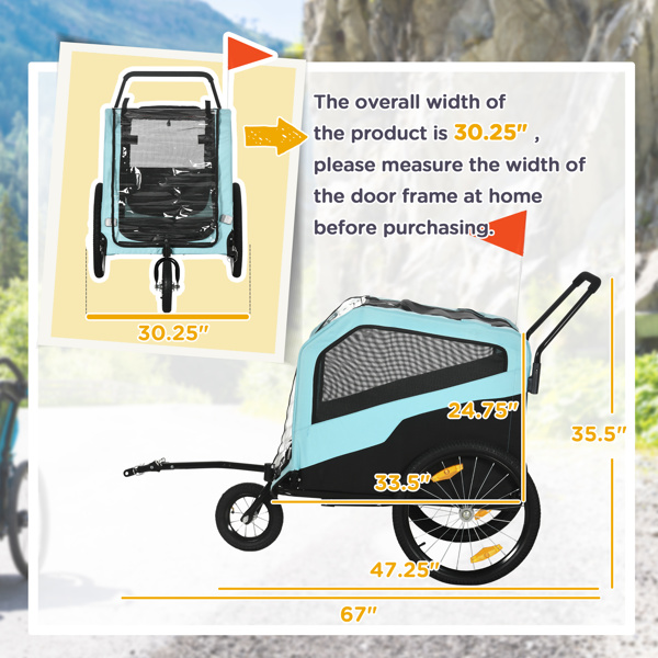 Pet Bicycle Cart( Amazon Shipping)（Prohibited by WalMart）-2