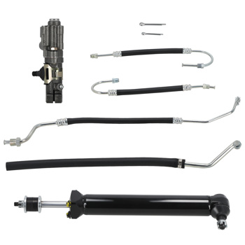 Power Steering Valve Cylinder Hose Kit Fit For Chevrolet Corvette V8 5.3L 1963-1968 5.4L 1968 5.7L 1969-1979 1505001, 1502007, 1509003