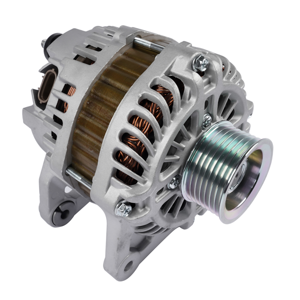 Alternator Fit for Nissan Versa 2012-2019 Versa Note 2014-2019 L4 1.6L 7-Groove Pulley 110A 12V Clockwise 23100-3BE1A 231003BE1A-7