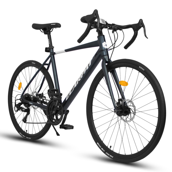 700Cx28 Road Bike, Lightweight Aluminum Frame, Disc Brakes, 16-Speed, Fast Acceleration, Suitable for Men and Women, Ideal for High-Intensity Riding -2