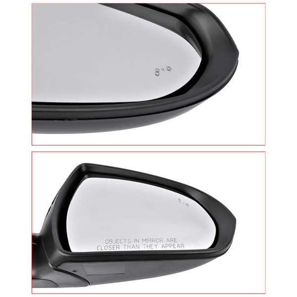 Pair Power Mirrors Driver & Passenger Side with Blind Spot Heated Fits for Hyundai Elantra 2017-2020 87620F3020 87610F3020-8
