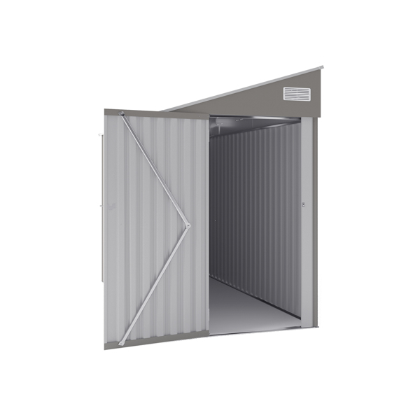 Campcraft Optional two-color storage shed, single hinge door, solid structural design, good ventilation, surface with protective film, and suitable for various scenarios-20