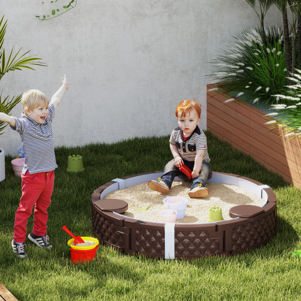 Kids Sandbox with Cover ( Amazon Shipping)（Prohibited by WalMart）-1