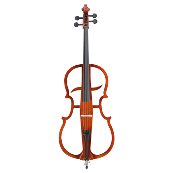 Full Size 4/4 Electric Style Cello with Case Bow Rosin Earphone Connecting line Natural