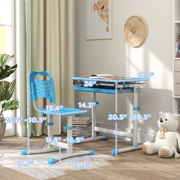 Kids Desk and Chair Set-2