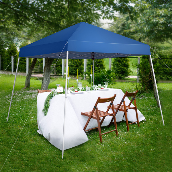8*8ft Portable Home Use Waterproof Folding Tent Blue-17