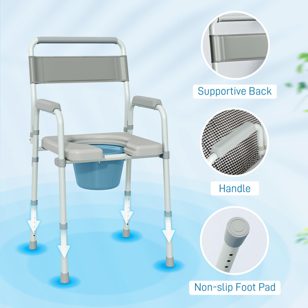  Accessibility Commode Chair-6