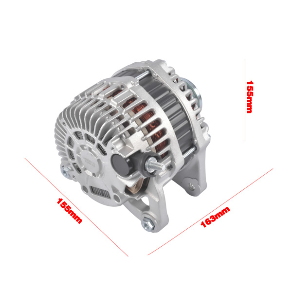 12V 110A Alternator with Pulley Fits for Nissan Altima Base S SL SV SR L4 2.5L 2013-2018 Clockwise-6