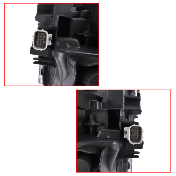 2pcs Headlight Full LED Type Driver & Passenger Side Replacement for Toyota RAV4 2022-2024 811500R360 811100R360-6