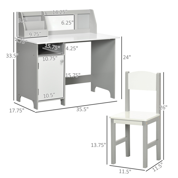 Kids Desk and Chair Set-2