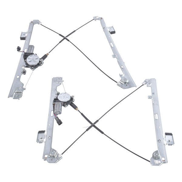 Front Left & Right Window Regulator with Motor Fit for Chevrolet Avalanche Silverado Suburban Tahoe GMC Yukon XL Sierra 1500 Cadillac Escalade 741-644 15077853 741-645 19120847-1