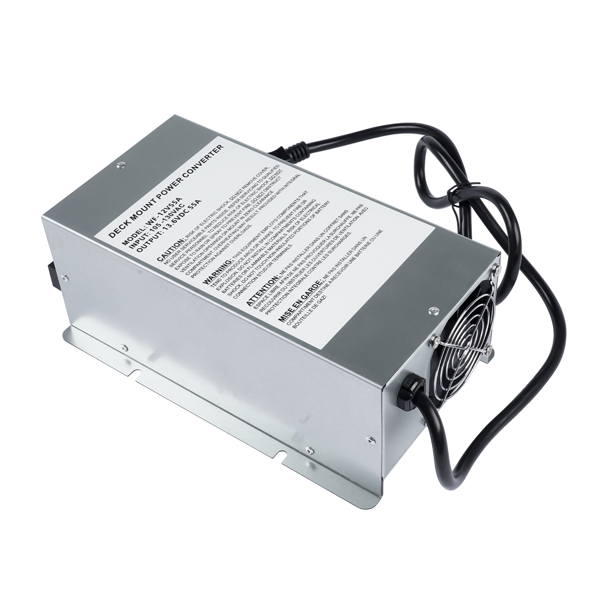 55 Amp 12V Deck RV Power Converter Charger for RV Trailer Camper WF-9855 WF-9855-MBA-2