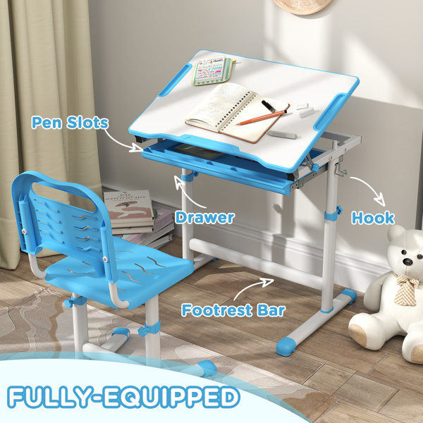 Kids Desk and Chair Set-4