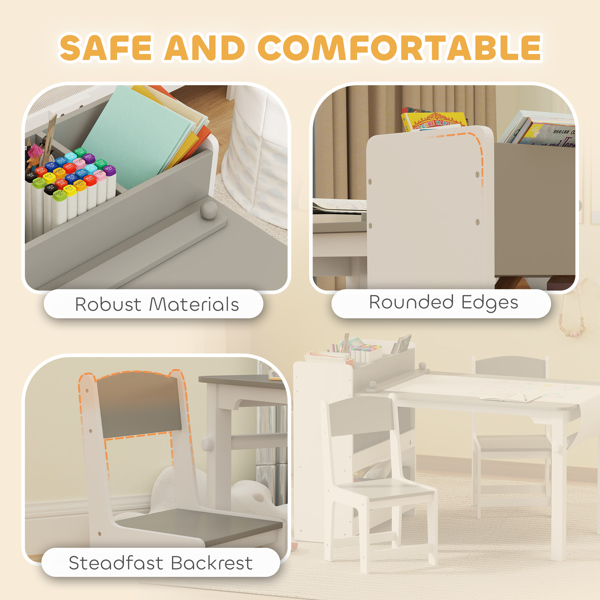 Kids Desk and Chair Set-5