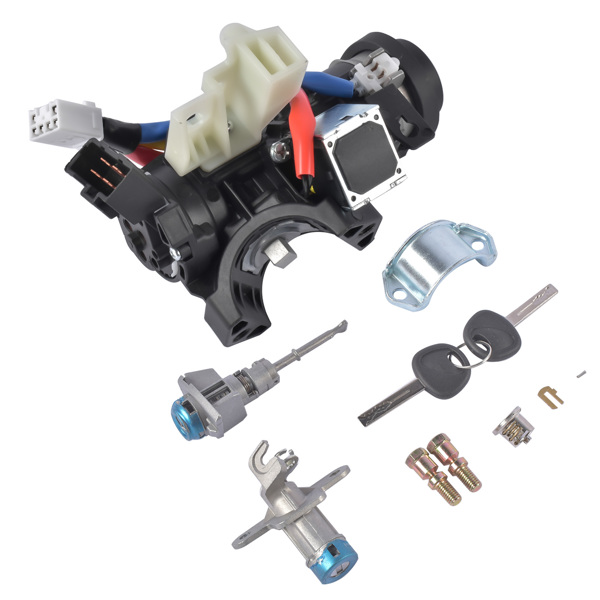 Ignition Lock Housing Assembly with 2 Keys Fit for Hyundai Sonata 1.6L 2.0L 2.4L 2015-2019 81905C2510-2