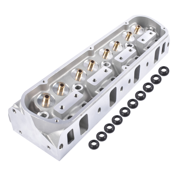 1PC Bare Aluminum SBF Cylinder Head 185cc 61cc 65cc Replacement for Ford Small Block 289 302 351W 5.0L V8 Engines-2