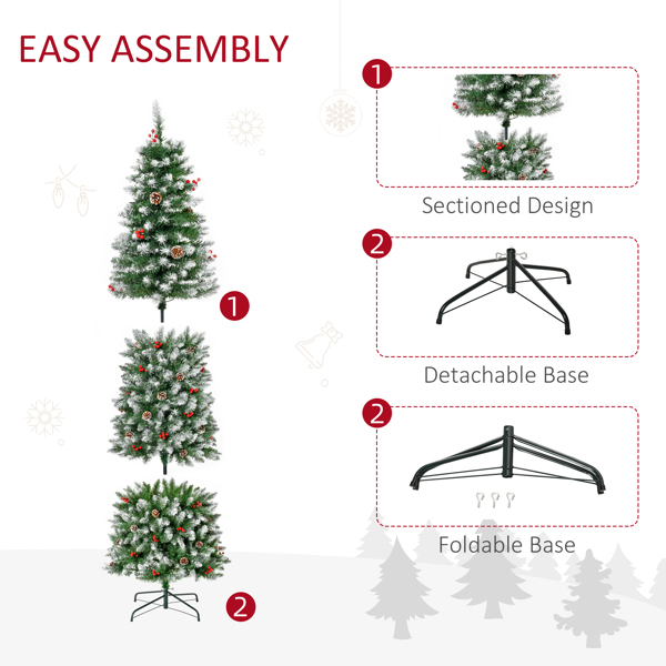 7.5 ft 圣诞树， -AS （周末不发货）（ Amazon Shipping）（WalMart禁售）-7