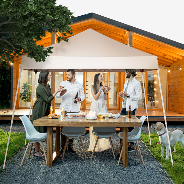 3 x 3M Portable Home Use Waterproof Folding Tent White-20